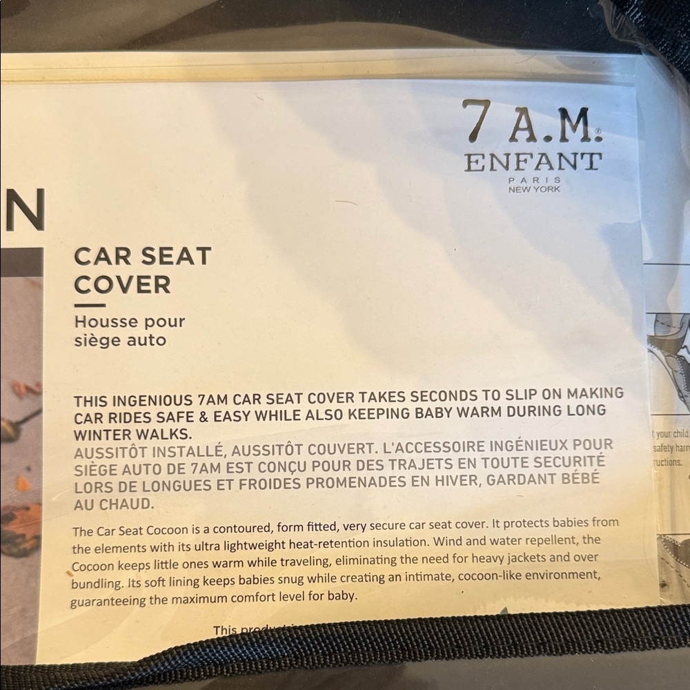 7 A.M. Enfant Car Seat Cocoon - Picture 2 of 6